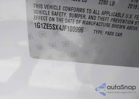 2018 Chevrolet Malibu Premier из США, поврежденный, VIN 1G1ZE5SX4JF100996